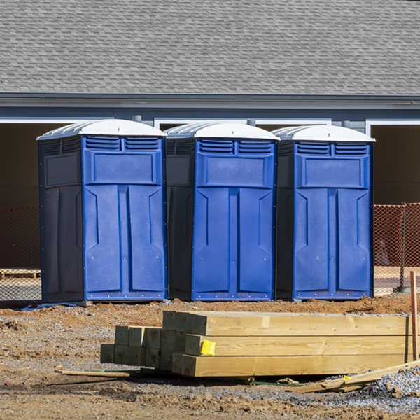 what is the maximum capacity for a single porta potty in Morgan Hill California